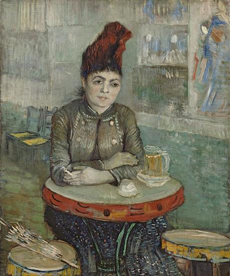 Vincent Van Gogh Agostina Segatori in Le tambourin china oil painting image